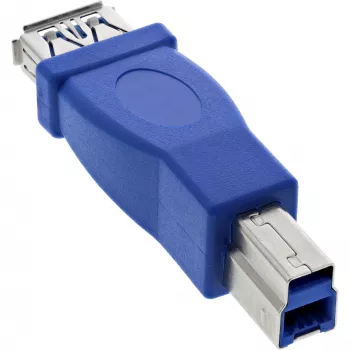 USB 3.0 adapteris, lizdas A tipo / kištukas B tipo, InLine 35300D