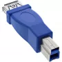 USB 3.0 adapteris, lizdas A tipo / kištukas B tipo, InLine 35300D