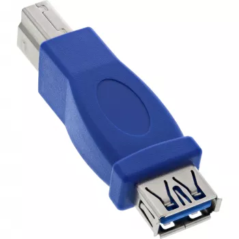 USB 3.0 adapteris, lizdas A tipo / kištukas B tipo, InLine 35300D