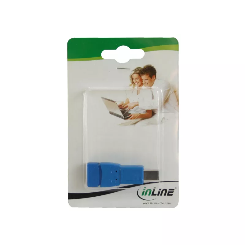 USB 3.0 adapteris, lizdas A tipo / kištukas B tipo, InLine 35300D