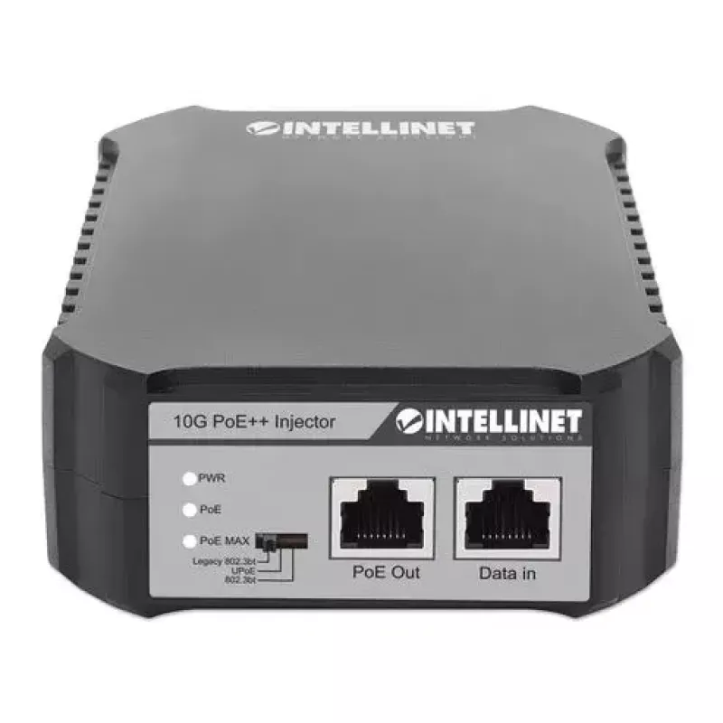 Intellinet 10G PoE++ inžektorius, vienas 95 W prievadas, IEEE 802.3bt (4PPoE), plastikinis korpusas (561945)