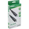 InLine USB4 laidas, USB-C vyriškas/vyriškas, PD 240W, 8K60Hz, TPE juodas 1,5m