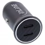 InLine 31502Y automobilinis USB įkroviklis su PD 3.0, 2x USB-C, juodas