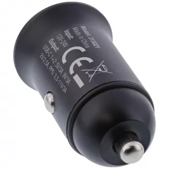 InLine 31502Y automobilinis USB įkroviklis su PD 3.0, 2x USB-C, juodas