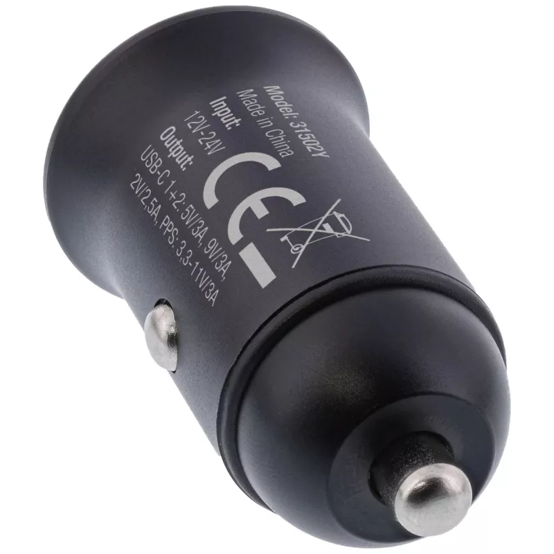 InLine 31502Y automobilinis USB įkroviklis su PD 3.0, 2x USB-C, juodas