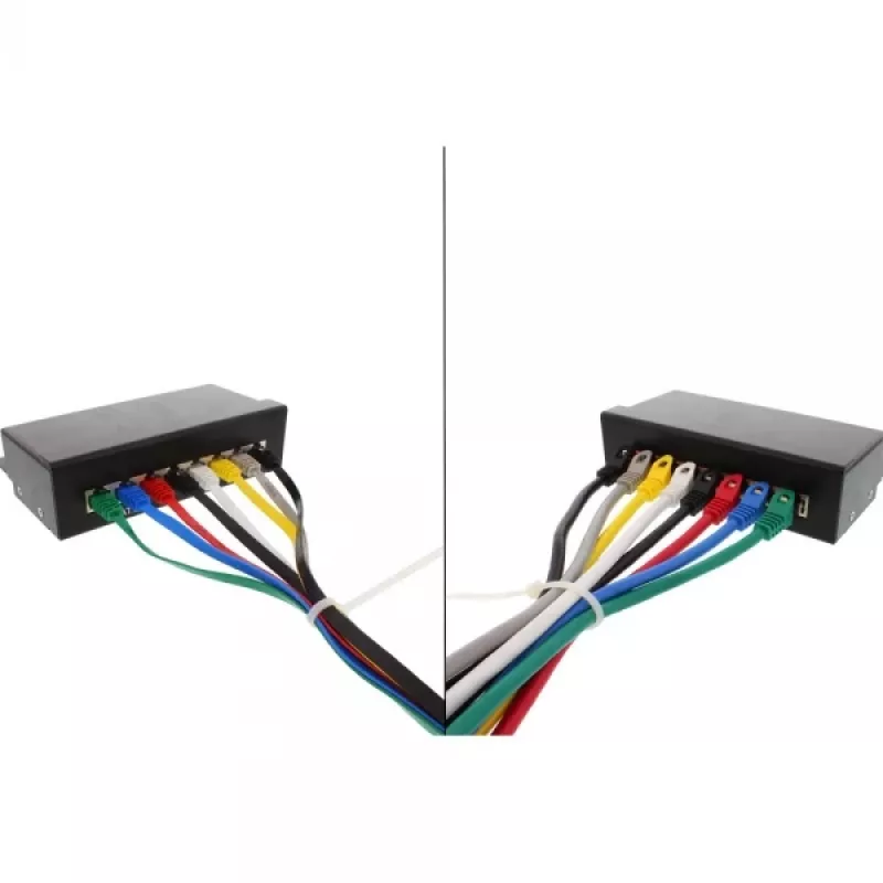 InLine Flat Ultraslim Patch Cable U/UTP Cat.6 Gigabit ready žalias 3m