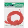 InLine Flat Ultraslim Patch Laidas U/UTP Cat.6 Gigabit ready raudonas 0,5 m