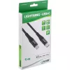 InLine USB-C Lightning laidas, iPad, iPhone, iPod, juodas/aliuminis, 2 m, MFi