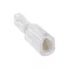 InLine Twist-Stop adapteris telefono ragelio laidui 4P4C vyriškas / moteriškas, InLine, 18890L