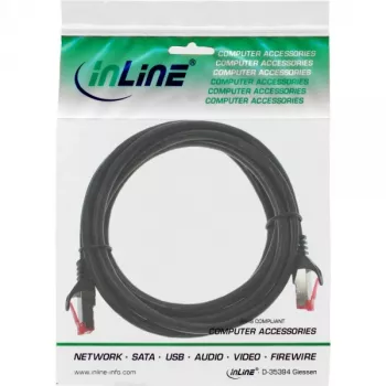 InLine Patch kabelis S/FTP PiMF Cat.6 250MHz PVC varis juodas 25m