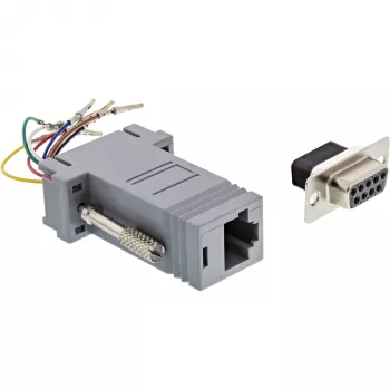InLine Adapter 9 kontaktų Sub-D moteriškas RJ45 moteriškas 68889B