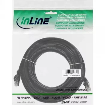 Laidas InLine Patch Cable SF/UTP Cat.5e juodas 25 m