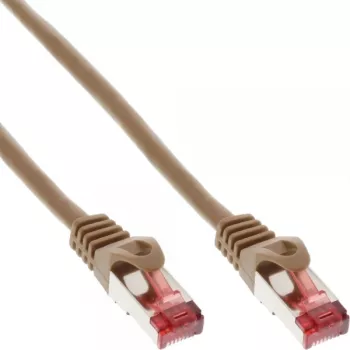 InLine Patch Laidas S/FTP PiMF Cat.6 250MHz PVC varis rudas 25m