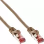 InLine Patch Laidas S/FTP PiMF Cat.6 250MHz PVC varis rudas 25m