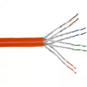 InLine Duplex Montažinis Laidas S/FTP PiMF Cat.7a AWG23 1200MHz, LSOH, 500m