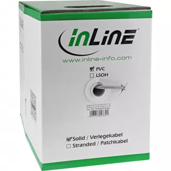 InLine Solid Montavimo Laidas SF/UTP Cat.5e AWG24 CCA PVC 500m