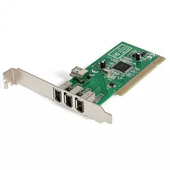 StarTech.com 4 prievadų PCI 1394a FireWire adapterio kortelė - 3 išoriniai, 1 vidinis