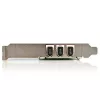 StarTech.com 4 prievadų PCI 1394a FireWire adapterio kortelė - 3 išoriniai, 1 vidinis