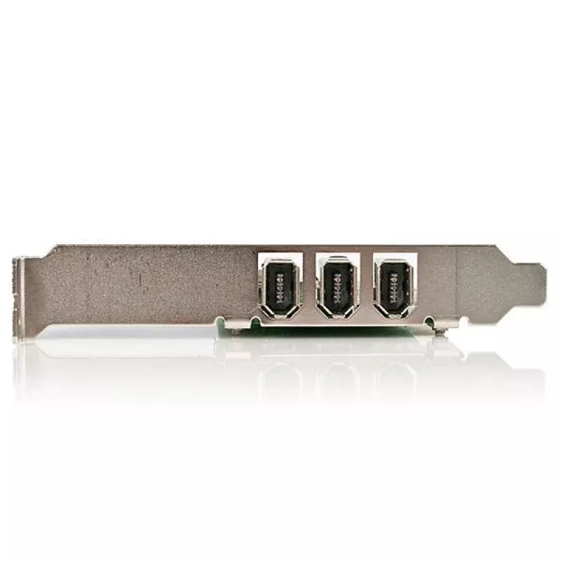StarTech.com 4 prievadų PCI 1394a FireWire adapterio kortelė - 3 išoriniai, 1 vidinis