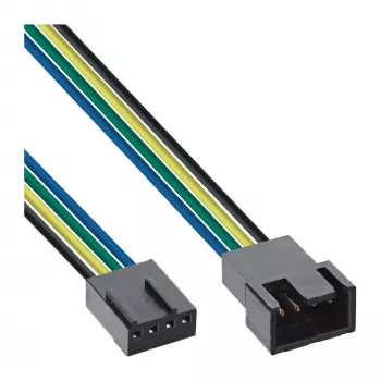 InLine 4pin Molex ventiliatoriaus ilginimo laidas 0,30 m (vyriškas/moteriškas)