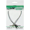 InLine 4pin Molex ventiliatoriaus ilginimo laidas 0,30 m (vyriškas/moteriškas)
