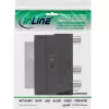 InLine SCART adapteris su 3x RCA ir S-VHS lizdais
