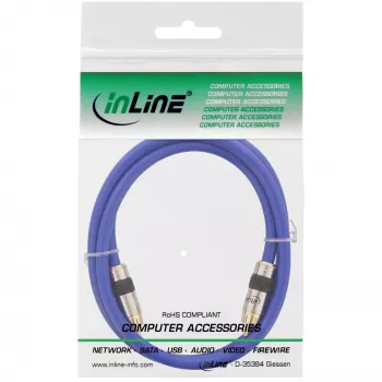 InLine Premium RCA vaizdo ir skaitmeninio garso kabelis RCA kištukas / kištukas, paauksuotas, 10 m