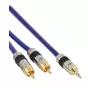 InLine Audio Cable Premium 2x RCA vyriškas / 3.5 mm vyriškas, auksuotas, 5 m