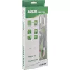 InLine Slim garso laidas 2x RCA M/M, Stereo, 0,5 m, juodas