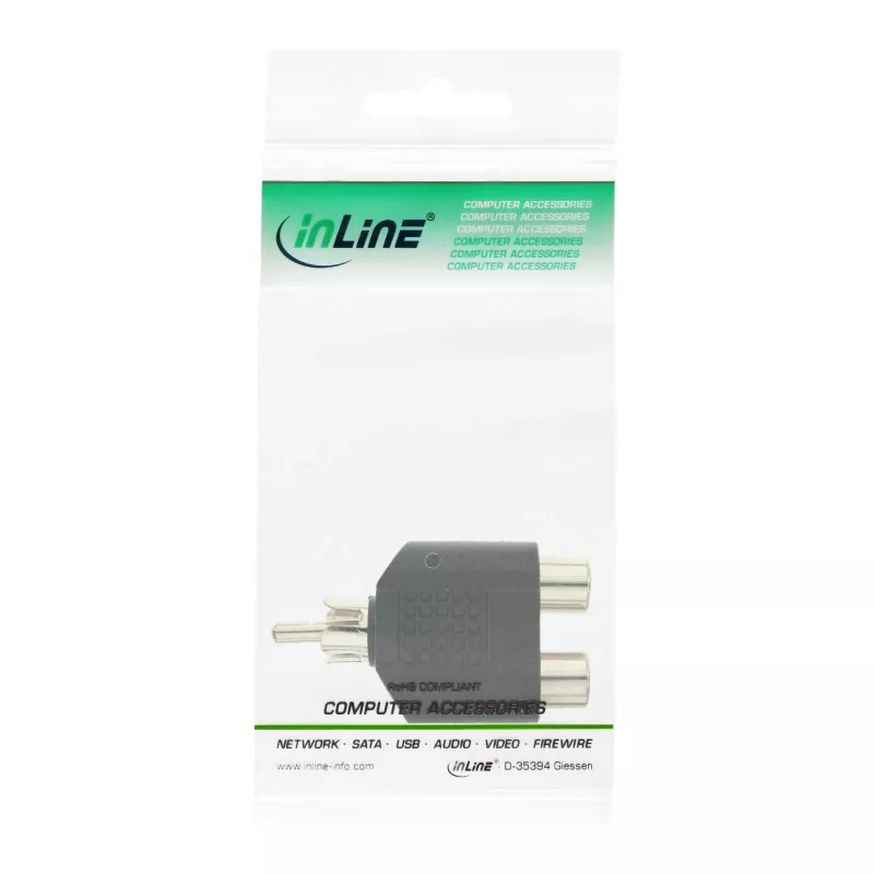 InLine Audio adapteris RCA kištukas / 2× RCA lizdas 99310