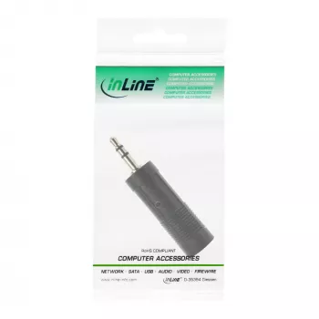 InLine garso adapteris 3,5 mm kištukas / 6,3 mm stereo lizdas
