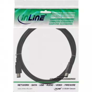 InLine FireWire 400 1394 laidas 6 kontaktų kištukas / 6 kontaktų kištukas 3 m