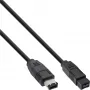 InLine FireWire 400 į 800 1394b laidas 6 / 9 kontaktų kištukas 2 m