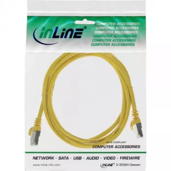 InLine Patch Laidas SF/UTP Cat.5e geltonas 0,25 m