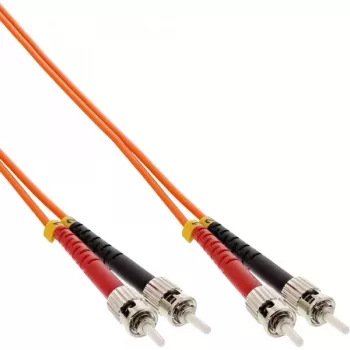 InLine Fiber Optinis Duplekso Laidas ST/ST 50/125µm OM2 2m