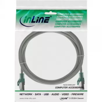 InLine Crossover Patch Laidas PC į PC SF/UTP Cat.5e pilkas 1 m