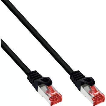 InLine Patch Laidas S/FTP PiMF Cat.6 250MHz PVC varis juodas 2m