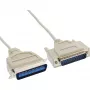 InLine spausdintuvo kabelis, dvipusis, 25 kontaktų D-Sub į 36 kontaktų Centronics, 2 m