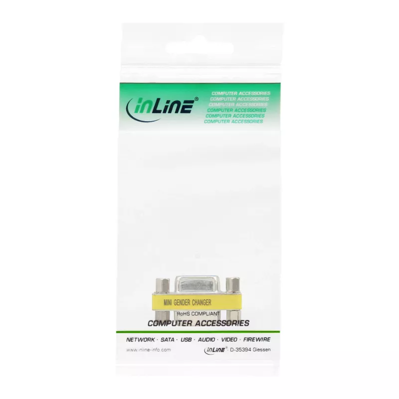 InLine Adapteris DB15 HD VGA S-VGA moteriškas moteriškas 37724