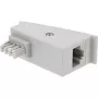 InLine TAE-F DSL adapteris, TAE-F kištukas / RJ45 lizdas, 8P2C, Fritzbox, pilka
