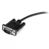 StarTech.com 0,5 m juodas tiesioginis DB9 RS232 nuoseklusis kabelis – M/F