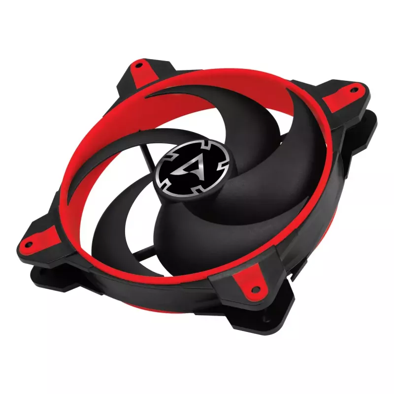 ARCTIC BioniX P140 (Raudona) – Slėgiui optimizuotas 140 mm žaidimų ventiliatorius su PWM PST