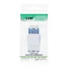 InLine FO Keystone snap-in adapteris baltas, duplex LC/LC, SM, keraminė mova, mėlynas