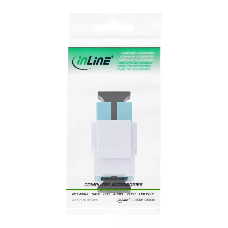 InLine 89988F Šviesolaidinis SC/SC Keystone lizdas su keramine mova