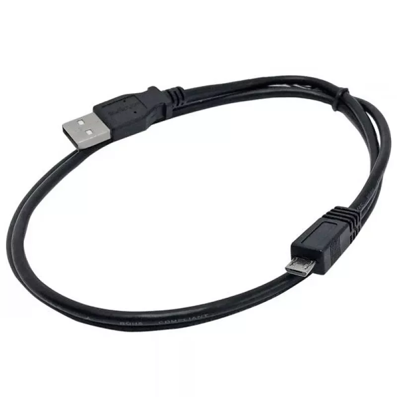 StarTech.com 1 m Micro USB laidas – A į Micro B, USB 2.0, juodas