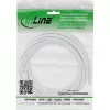 InLine DC prailginimo laidas, DC kištukas / lizdas 3,5x1,35 mm, AWG 18, baltas, 3 m