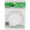 InLine DC ilginimo laidas, DC patinas/moteriška 5.5x2.1mm, AWG 18, baltas 5m