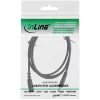 InLine DC prailginimo laidas, DC kištukas / lizdas 4,0x1,7 mm, AWG 18, juodas, 0,5 m