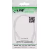 InLine DC ilginimo laidas, DC kištukas/lizdas 3,5x1,35 mm, AWG 18, baltas 0,5 m