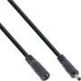 InLine DC ilginimo laidas, DC kištukas/ lizdas 3.5x1.35mm, AWG 18, juodas 3m